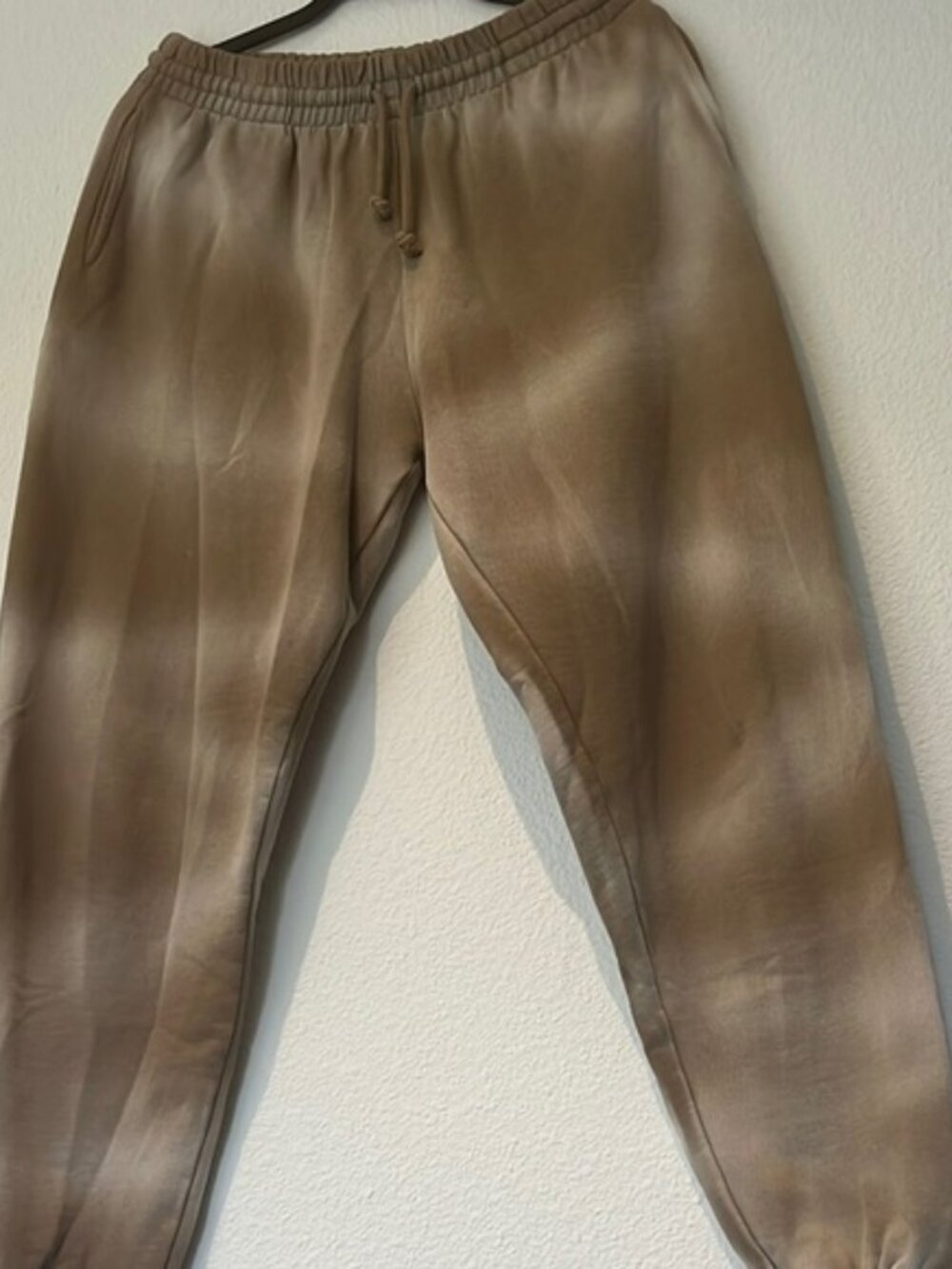 Noize Brown Sweatpants Relaxed Fit Elastic Cuffs